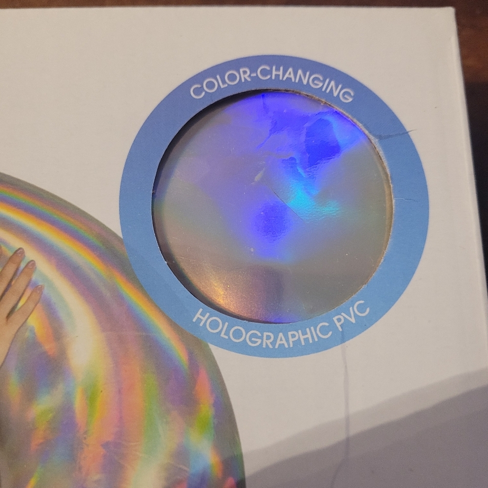 Pool Candy Holographic Jumbo Pool Tube Float 42" NIB - Picture 2 of 7